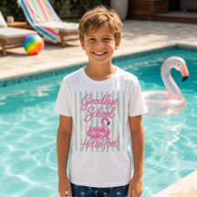 Tot ziens School Hallo Zwembad T-Shirt