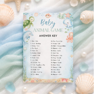 Tot Ziens Soon Oceaan Baby Shower Baby Dier Antwoo Kaart