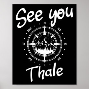 Tot ziens Wandelen Thale Duitsland Vakantie Ski Co Poster