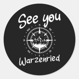 Tot ziens Wandelen Warzenried Duitsland Vakantie S Ronde Sticker