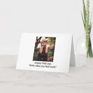 Tot ziens, we zijn door het wenskaart kaart