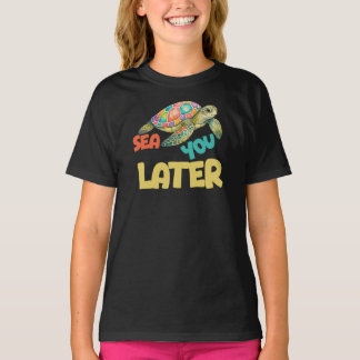 Tot ziens zeeschildpad t-shirt