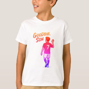 Tot ziens, zoon Emotioneel nummer 7 Voetbaleerbe T-shirt