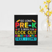 Tot zo lang Pre K kleuterschool hier afgestudeerd  Kaart (Gele Bloem)