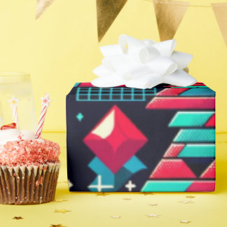 Totaal 80s Kerstpakpapier Cadeaupapier