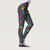 Totaal 80s Meerkleurige vormen Leggings (Rechts)