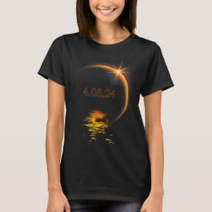 Totaal Amerika 04 08 24 Totaal Zonnerampen 2024 T-shirt