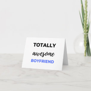 Totaal Awesome Vriendje Zwart Kaart