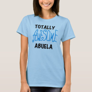 Totaal Blauwe T-shirts Geweldige Abuela en Giften