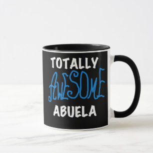 Totaal Blauwe T-shirts Geweldige Abuela en Giften Mok