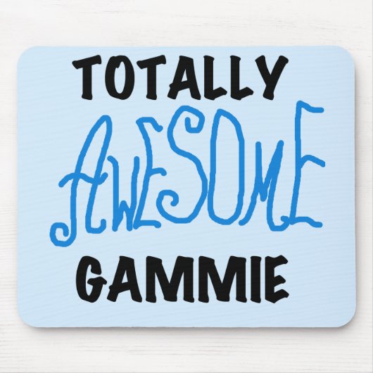 Totaal Blauwe T-shirts Geweldige Gammie en Giften Muismat (Voorkant)