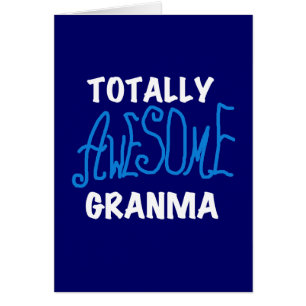 Totaal Blauwe T-shirts Geweldige Granma en Giften