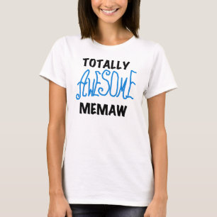 Totaal Blauwe T-shirts Geweldige Memaw en Giften