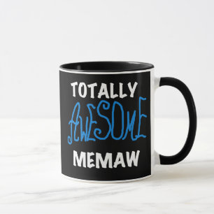 Totaal Blauwe T-shirts Geweldige Memaw en Giften Mok
