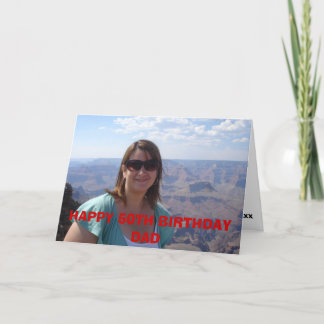 totaal california 168, HAPPY 50TH BIRTHDAY DAD Kaart