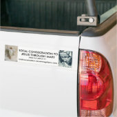 TOTAAL CONSECRATIE BUMPERSTICKER (Op Truck)