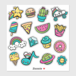 Totaal Cute Doodles Vinyl Sticker