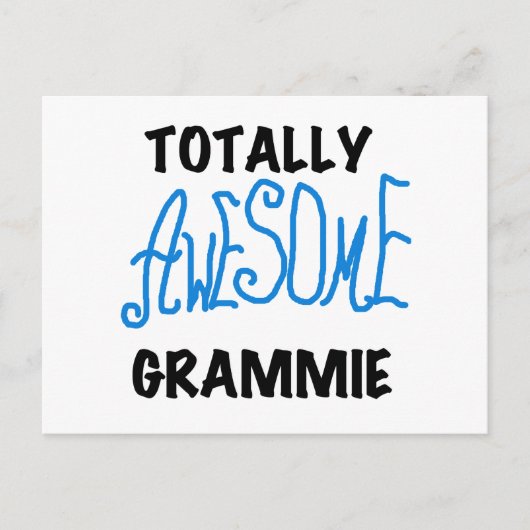 Totaal de Blauwe Giften van T-shirts Geweldige Briefkaart (Voorkant)