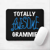 Totaal de Blauwe Giften van T-shirts Geweldige Muismat (Met muis)