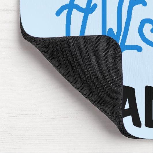 Totaal de Blauwe Giften van T-shirts Geweldige Muismat (Hoek)