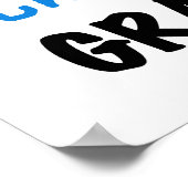 Totaal de Blauwe Giften van T-shirts Geweldige Poster (Hoek)