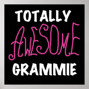 Totaal de Roze Giften van T-shirts Geweldige Gramm Poster
