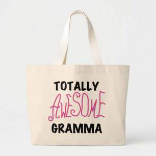 Totaal de Roze Giften van T-shirts Geweldige Grote Tote Bag