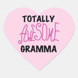 Totaal de Roze Giften van T-shirts Geweldige Hart Sticker