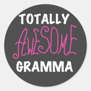 Totaal de Roze Giften van T-shirts Geweldige Ronde Sticker