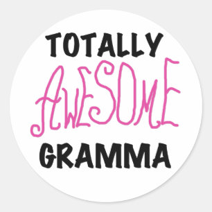 Totaal de Roze Giften van T-shirts Geweldige Ronde Sticker