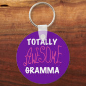 Totaal de Roze Giften van T-shirts Geweldige Sleutelhanger (Voorkant)