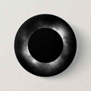 Totaal eclips ronde button 5,7 cm