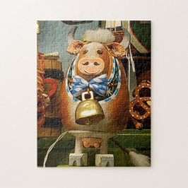 Totaal Gelukkige Koe Puzzel, 28 cm x 36 cm, 252 st Legpuzzel