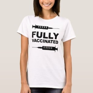 Totaal Gevaccineerd T-Shirt Steun Vaccinatie