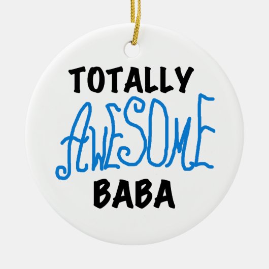 Totaal Geweldige Baba Tshirts en geschenken Keramisch Ornament (Voorkant)
