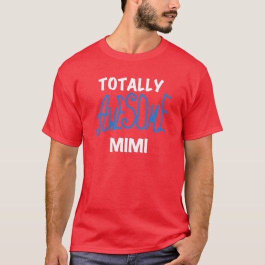 Totaal Geweldige Mimi Blauwe T-shirts en Giften (Voorkant)