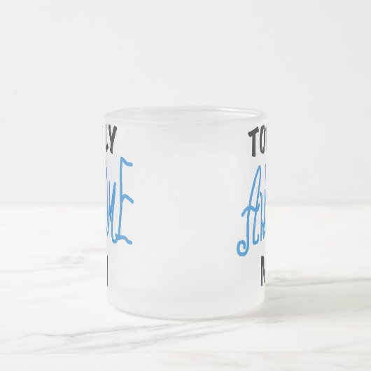 Totaal Geweldige Mimi Blauwe T-shirts en Giften Matglas Koffiemok (Center)