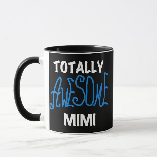 Totaal Geweldige Mimi Blauwe T-shirts en Giften Mok (Links)