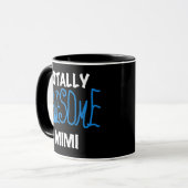 Totaal Geweldige Mimi Blauwe T-shirts en Giften Mok (Voorkant links)