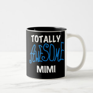 Totaal Geweldige Mimi Blauwe T-shirts en Giften Tweekleurige Koffiemok