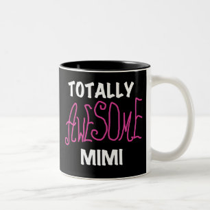 Totaal Geweldige Mimi Roze T-shirts en Giften Tweekleurige Koffiemok