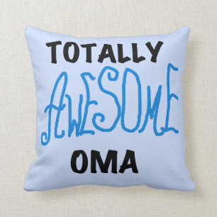 Totaal Geweldige Oma Blauwe T-shirts en Cadeaus Kussen