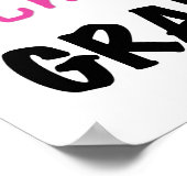 Totaal Geweldige Oma - Roze T-shirts en Giften Poster (Hoek)