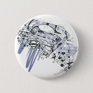 Totaal Geweldige Supergirl Ronde Button 5,7 Cm