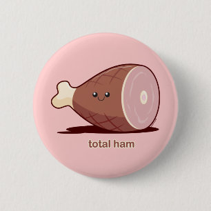 Totaal ham ronde button 5,7 cm