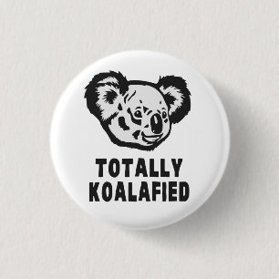 Totaal Koalafied Koala Ronde Button 3,2 Cm