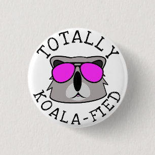 Totaal Koalafied Ronde Button 3,2 Cm