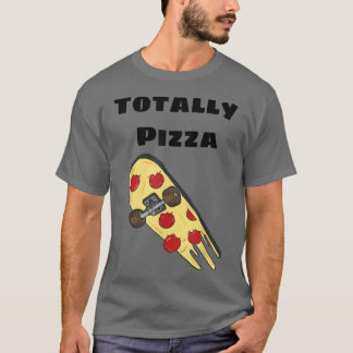 Totaal Pizza Skateboardgrappig 32785598 T-shirt