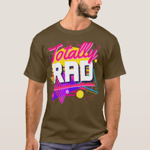 Totaal Rad 80s Vormen Geometrische Stijl Geweldige T-shirt
