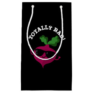 Totaal Rad Funny Veggie Radish Pun Dark BG Klein Cadeauzakje